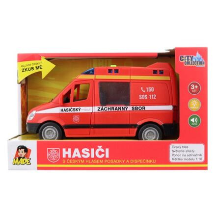 Auto hasiči na setrvačník s českým hlasem