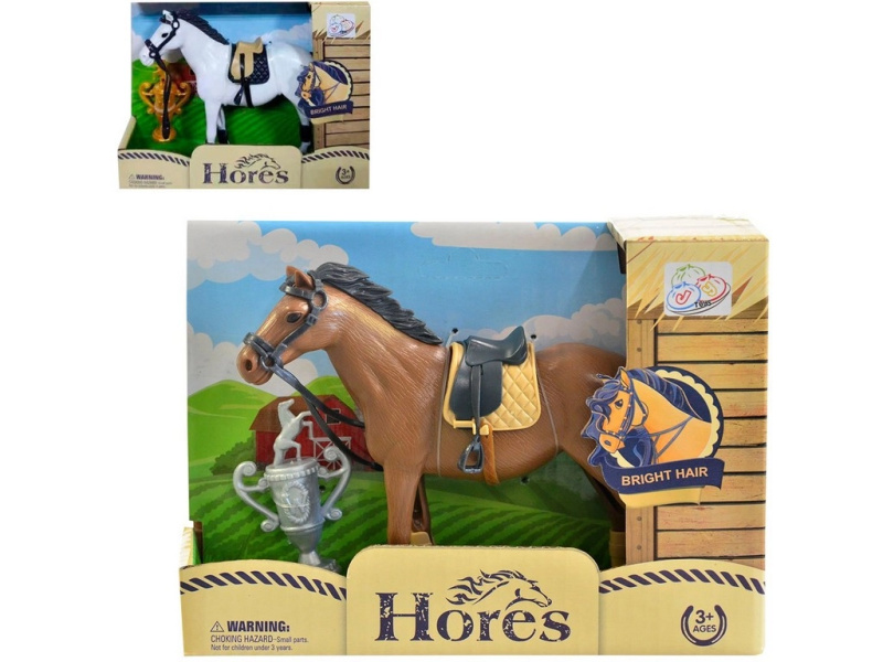 Kůň s příslušenstvím 12 cm
