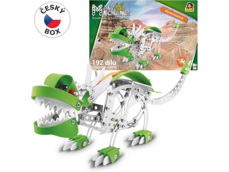 Malý mechanik 192 dílků Styracosaurus