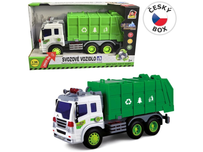 Popelářské Auto MaDe City Collection na Setrvačník