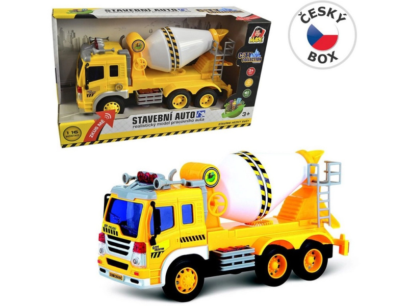 MaDe Auto Stavební Míchačka s Baterií