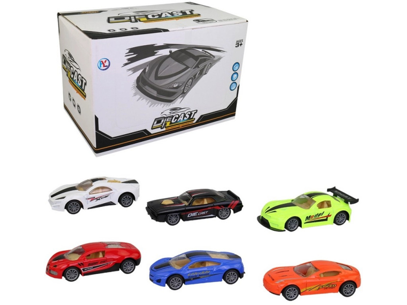 Auto kovové se zpětným chodem pro děti