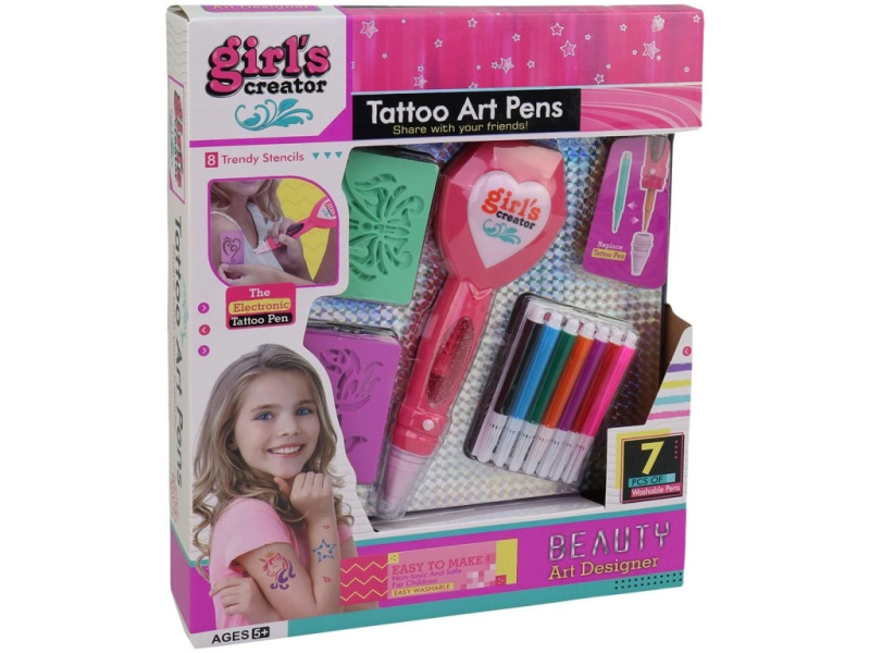 Tetovací studio pro děti na baterie