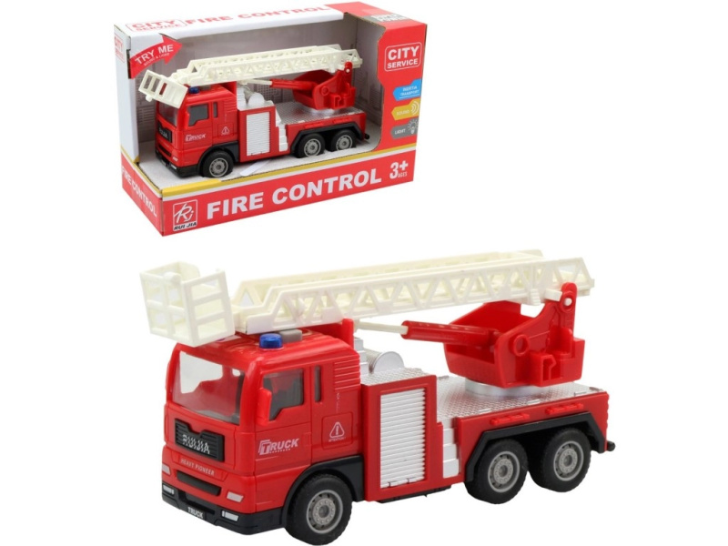 Auto Hasičské Cisterna s Setrvačníkem a Zvukovými Efekty