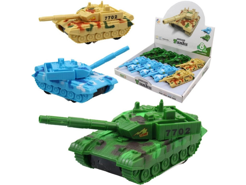 Tank na setrvačník se světlem a zvukem