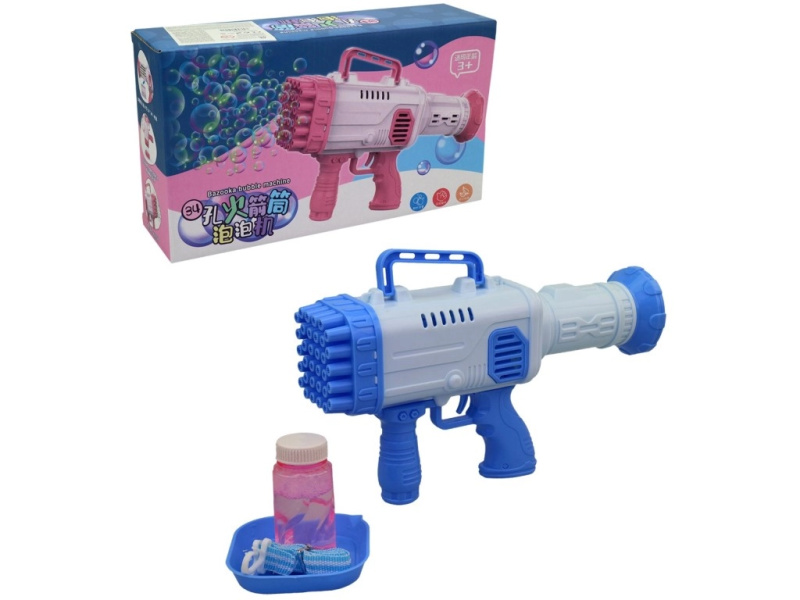 Bublifuková pistole s 34 otvory