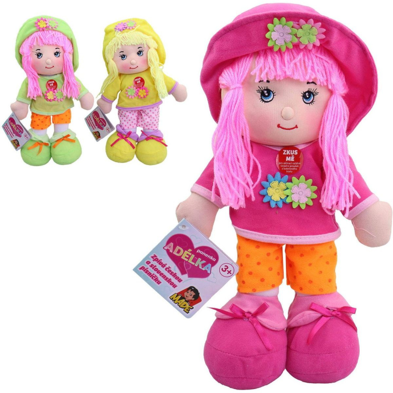 Textilní panenka 38 cm