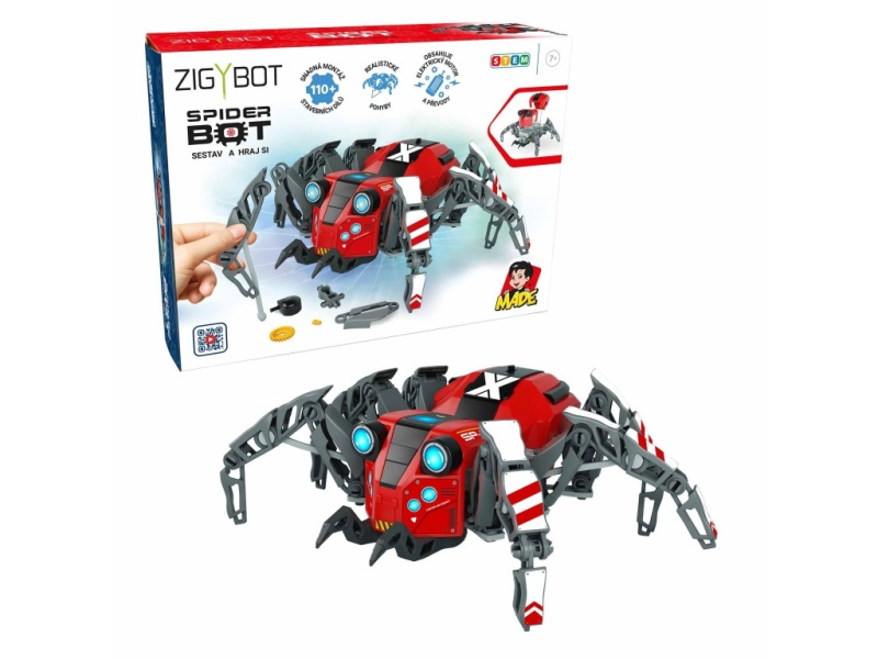 MaDe Robot Spider stavebnice, 110 dílků