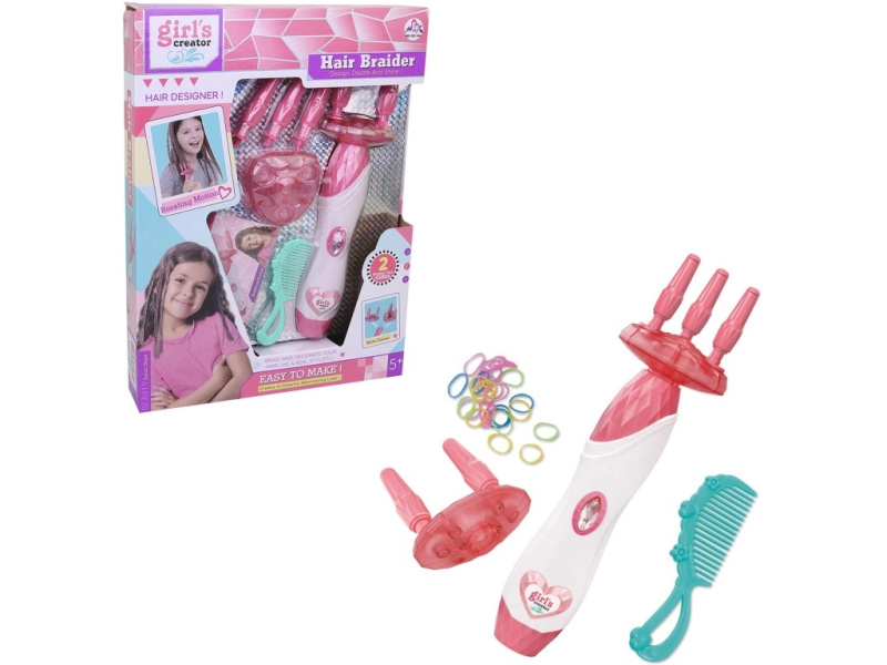 Souprava na splétání vlasů s elektrickým zaplétačem