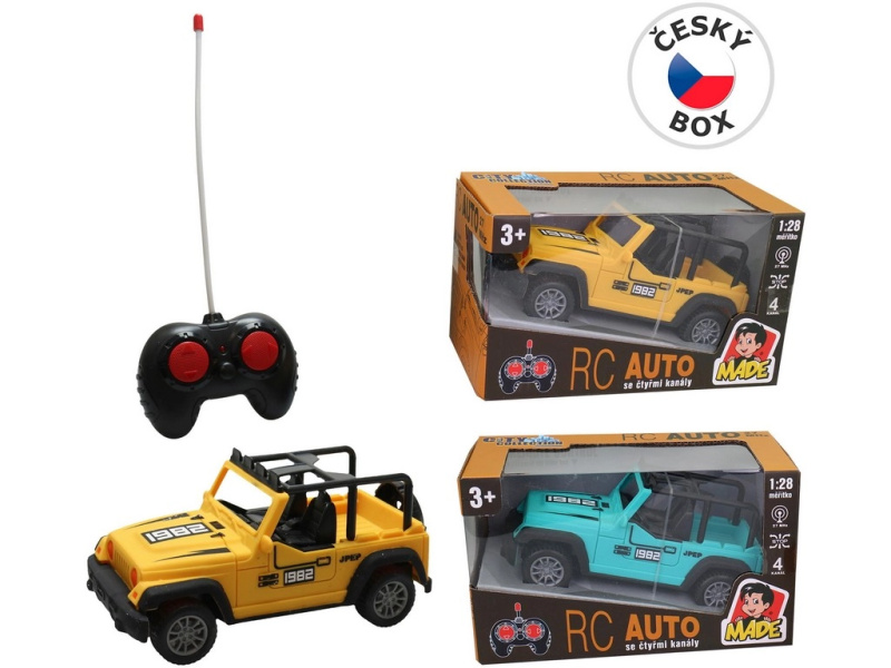 Auto Jeep na dálkové ovládání - Černý