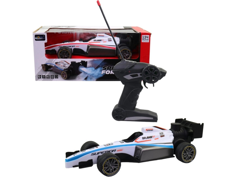Formule na dálkové ovládání s kouřem a světlem