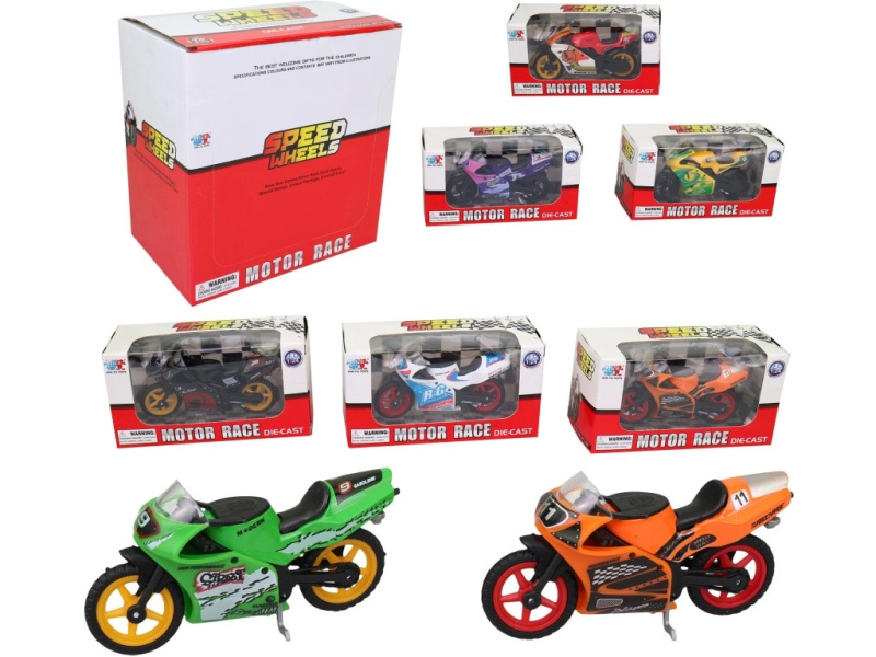 Motorka pro děti, 8 barev, 8,5 cm