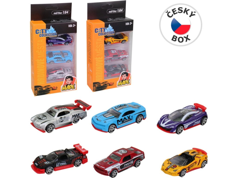 Kovová auta pro děti 3+