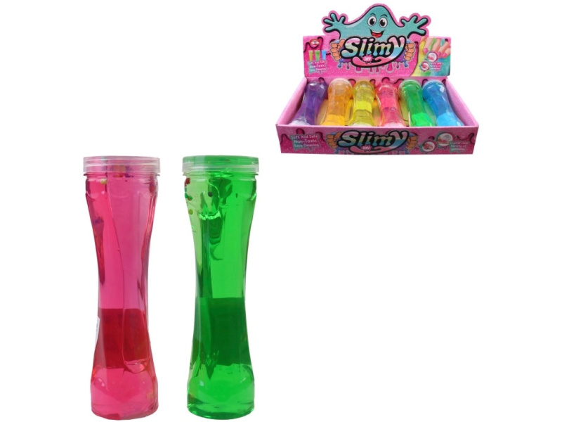 Barevný třpytivý sliz 6 ks v boxu