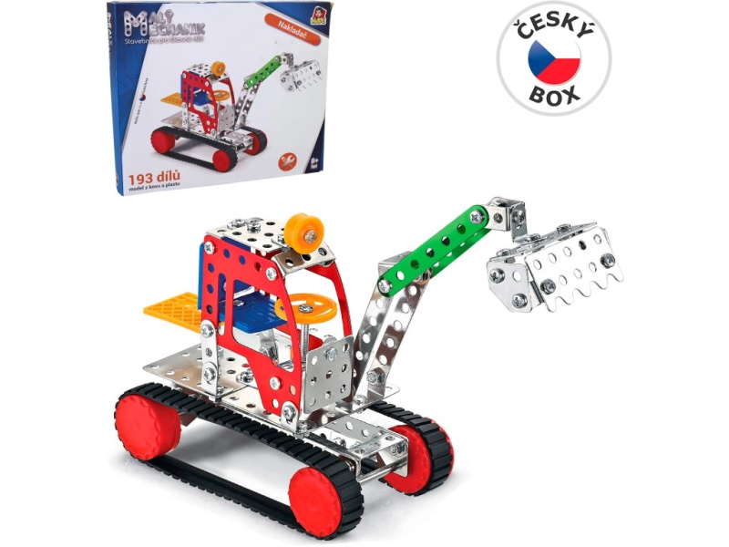 Dětská stavebnice Nakladač Malý mechanik