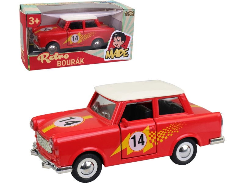 Trabant kovové autíčko, 12 cm