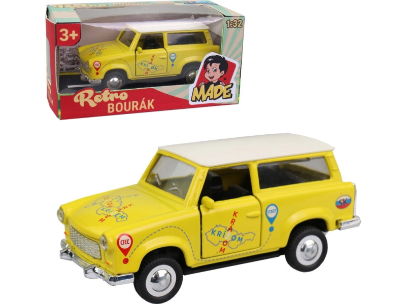 Kovový model auta Trabant kombi 12 cm