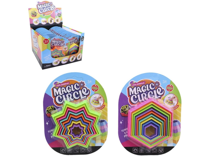 Magický kruh – antistresová hračka z plastu