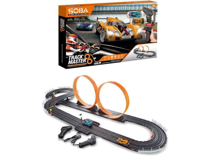 Autodráha s loopingem USB