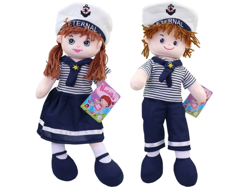 Textilní panenka Námořnice 40 cm