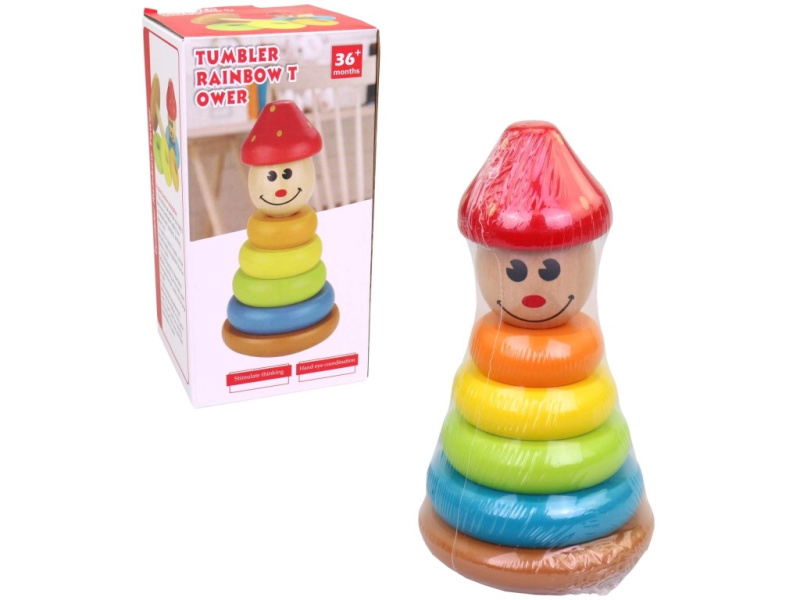 Dřevěná věž pro děti 17 cm