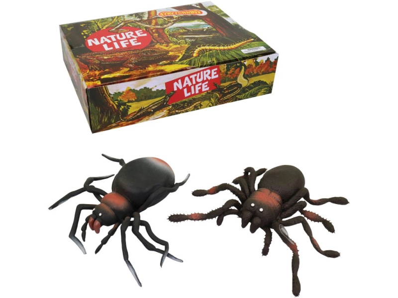 Zábavné Gumové Pavouky v Display Boxu