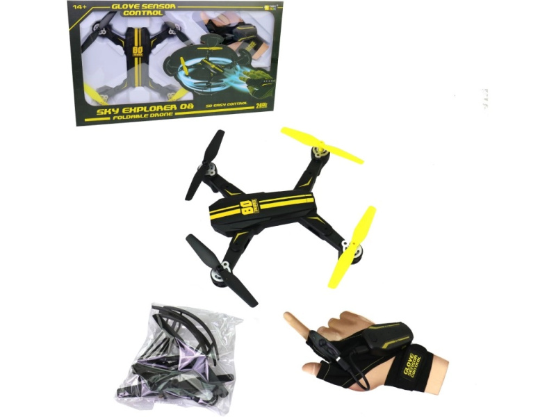 MaDe Dron s ovladačem na ruku, 2,4 GHz