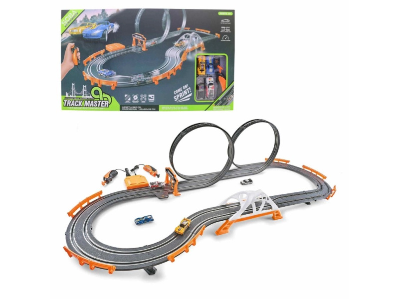 Autodráha s adaptérem nebo bateriemi pro děti od 6 let