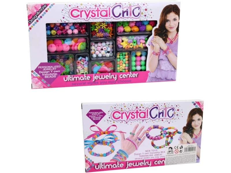 korálková sada na výrobu šperků crystal chic ultimate jewelry center