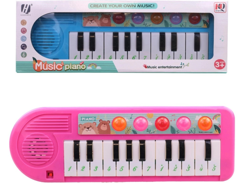 Interaktivní dětský klavír – 3 barvy