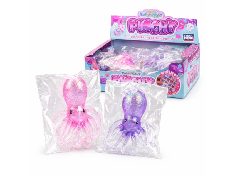 Chobotnice velká 16 cm gumová hračka