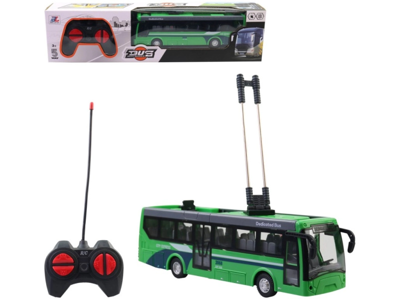 Trolejbus na dálkové ovládání pro děti