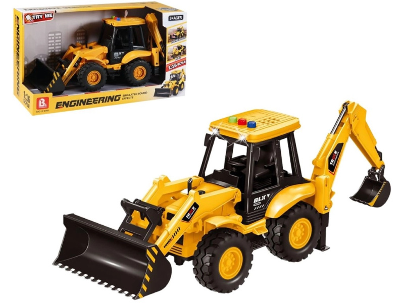 Pracovní traktor na baterie pro děti