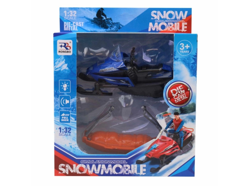 Sněžný skútr – hračka s osvětlením