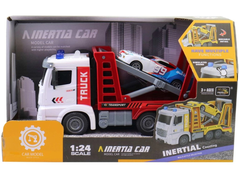 Pracovní auto 1:24 plastové na baterie