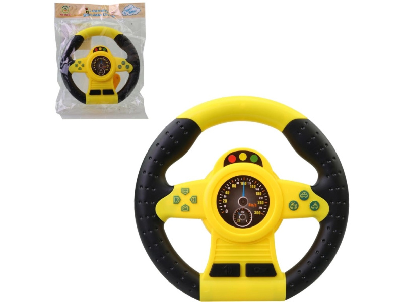 Elektronický volant pro děti 20 cm na baterie