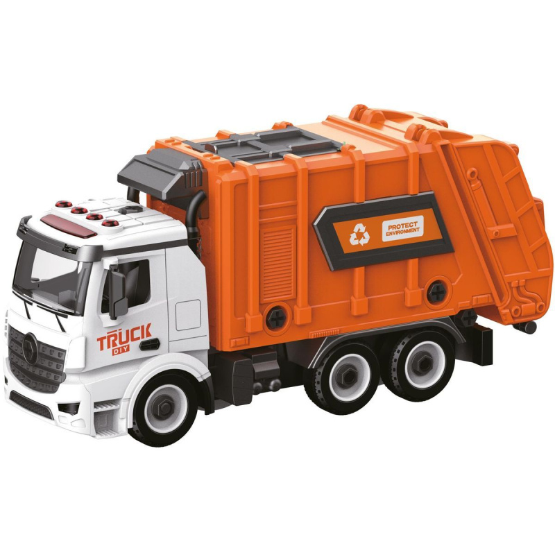 Interaktivní popelářské auto s bateriemi