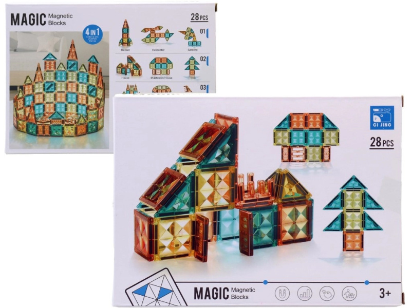 Magnetická stavebnice pro děti