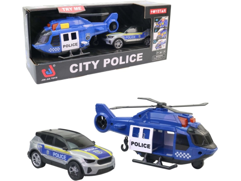 Policejní vrtulník – herní sada pro děti