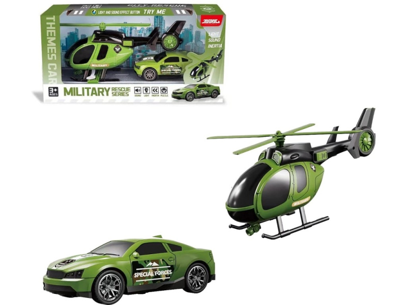 Vojenská sada s bateriemi pro děti