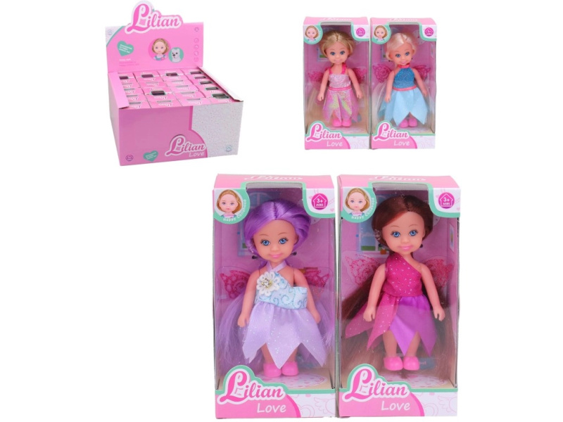 Panenka s křídly 14 cm – set 24 ks v display boxu