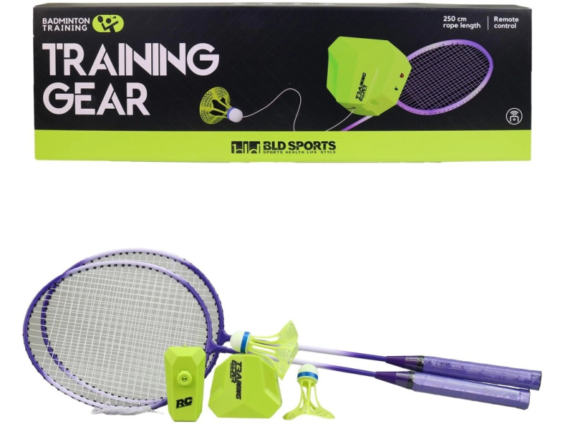 Badmintonový trenažér pro domácí trénink