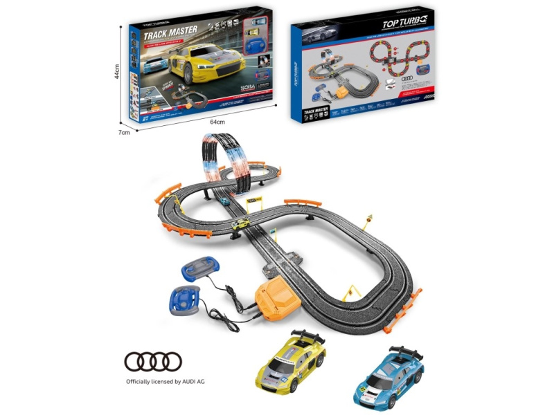 Autodráha Audi na baterie 140 × 88 cm