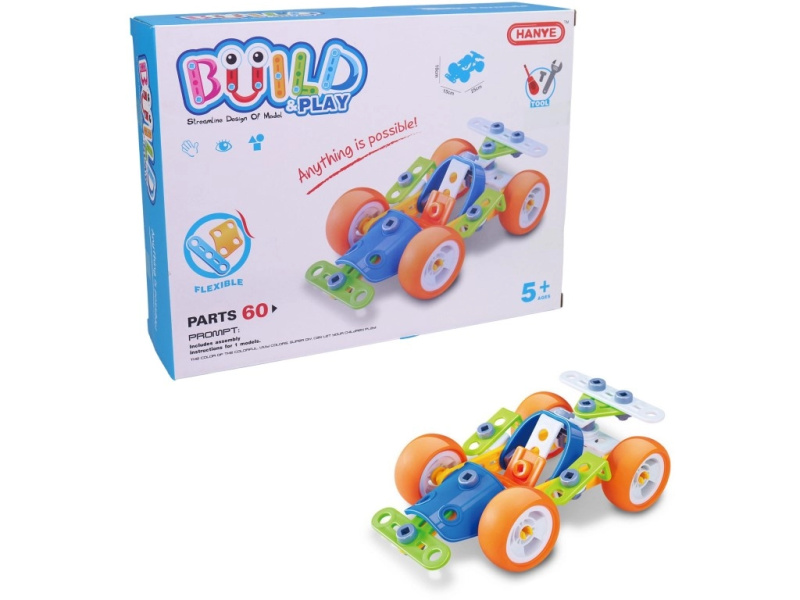Malý Mechanik Junior formule stavebnice 60 dílů