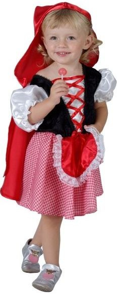 Šaty Karkulka 92-104 cm