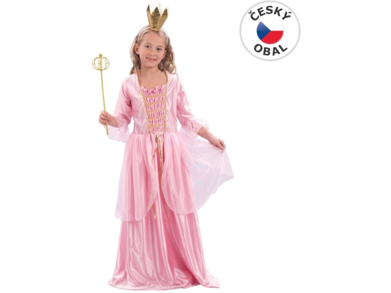 Made Dětský kostým Princezna růžová vel. S
