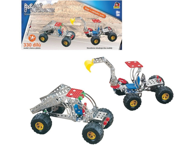 Malý mechanik 2 vozidla stavebnice
