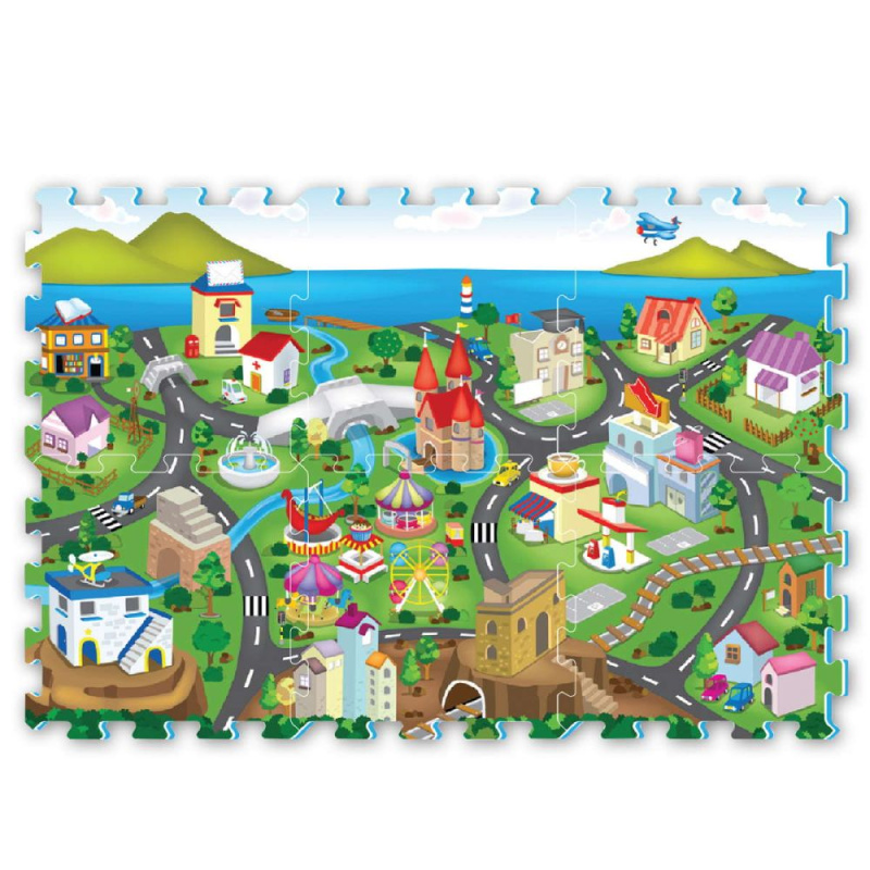 MaDe Puzzle pěnové, 6 dílů