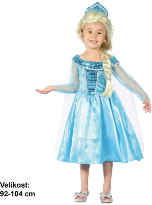 Šaty na karneval - ledová královna