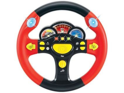 MaDe zvukový volant červená česky mluvící